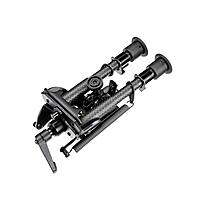 shoXx Zweibein Bipod 15-23cm Carbon Fiber Schwenkbar Podloc